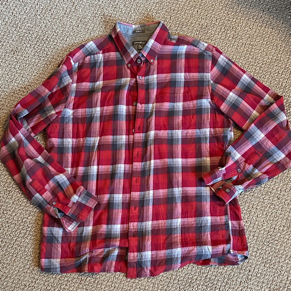 Eddie Bauer flannel shirt extra large tall